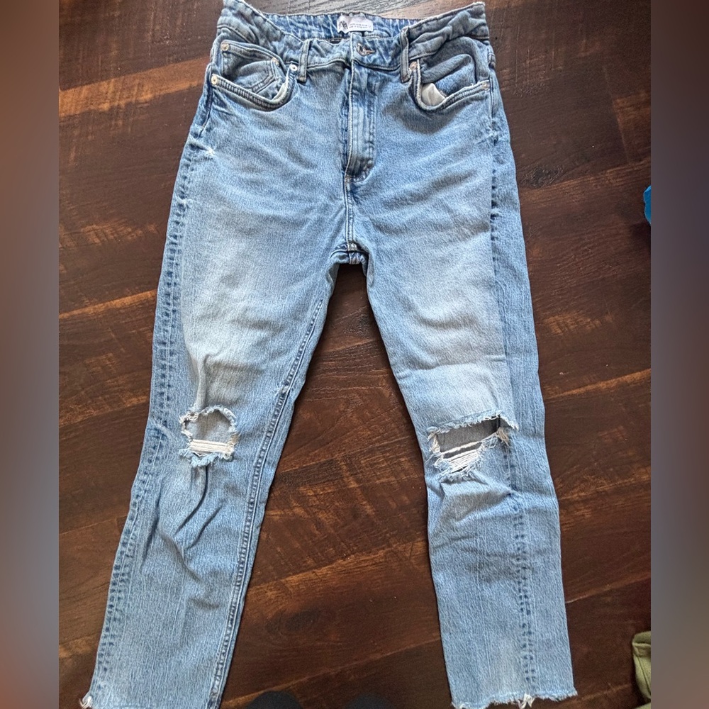 Zara Blue Denim Jeans